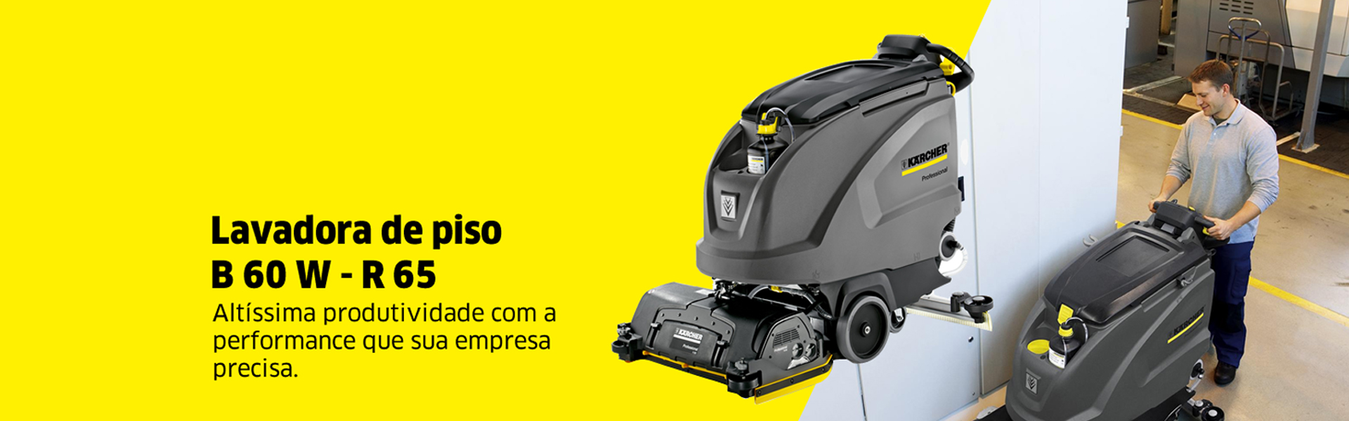 Karcher - Lavadora de Piso B 60 W - R 65
